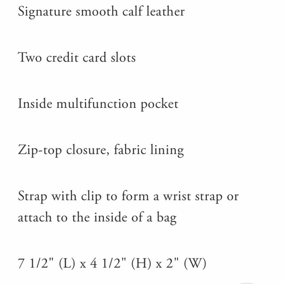 NEW Coach Signature Wristlet/Clutch - Picture 4 of 4